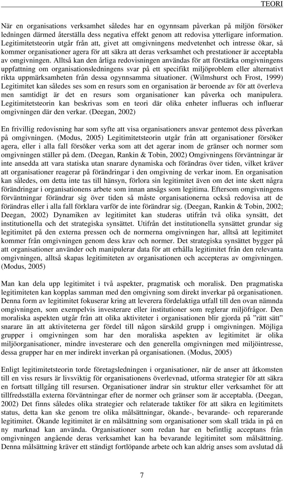 omgivningen.