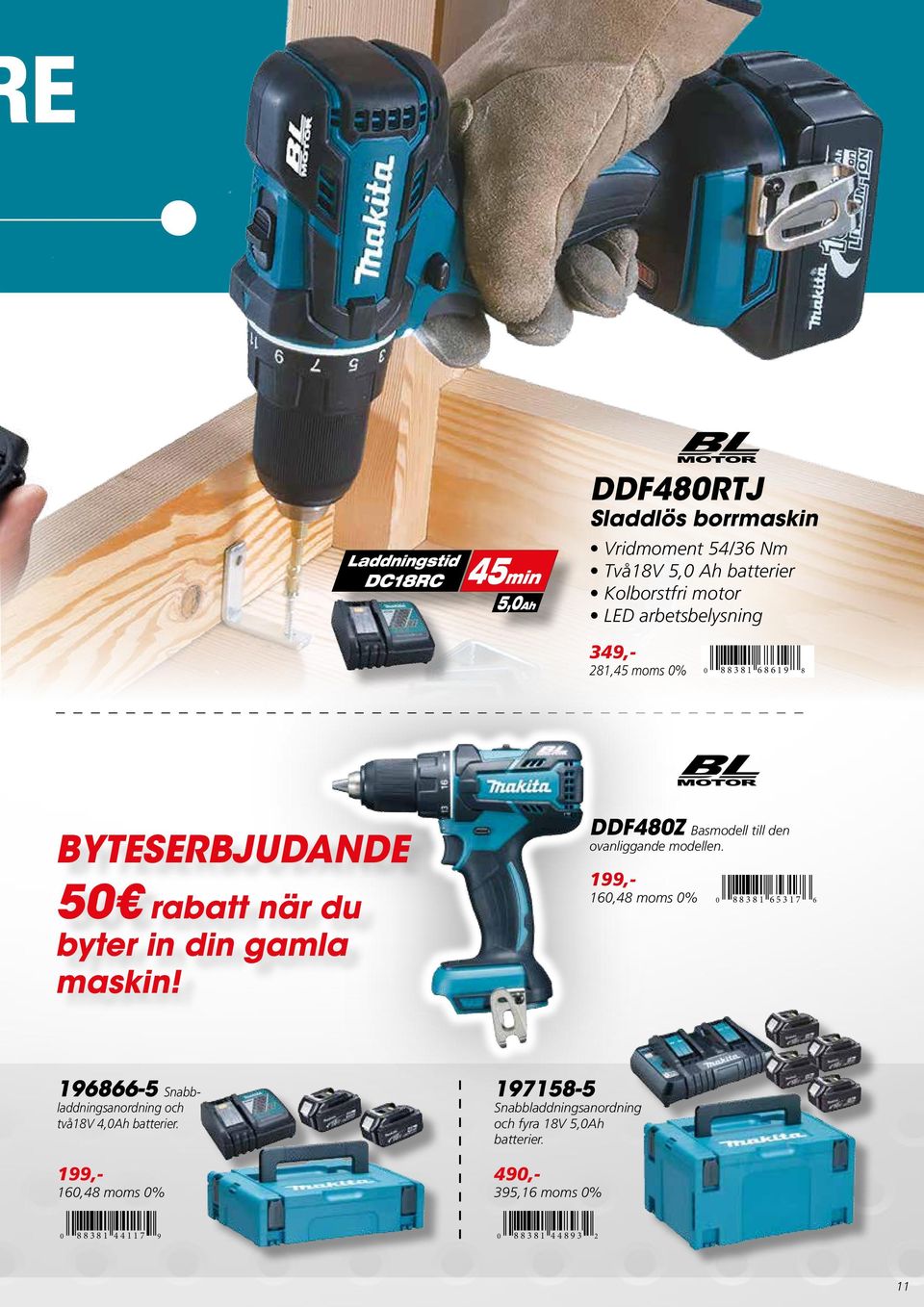 DDF480Z Basmodell till den ovanliggande modellen.