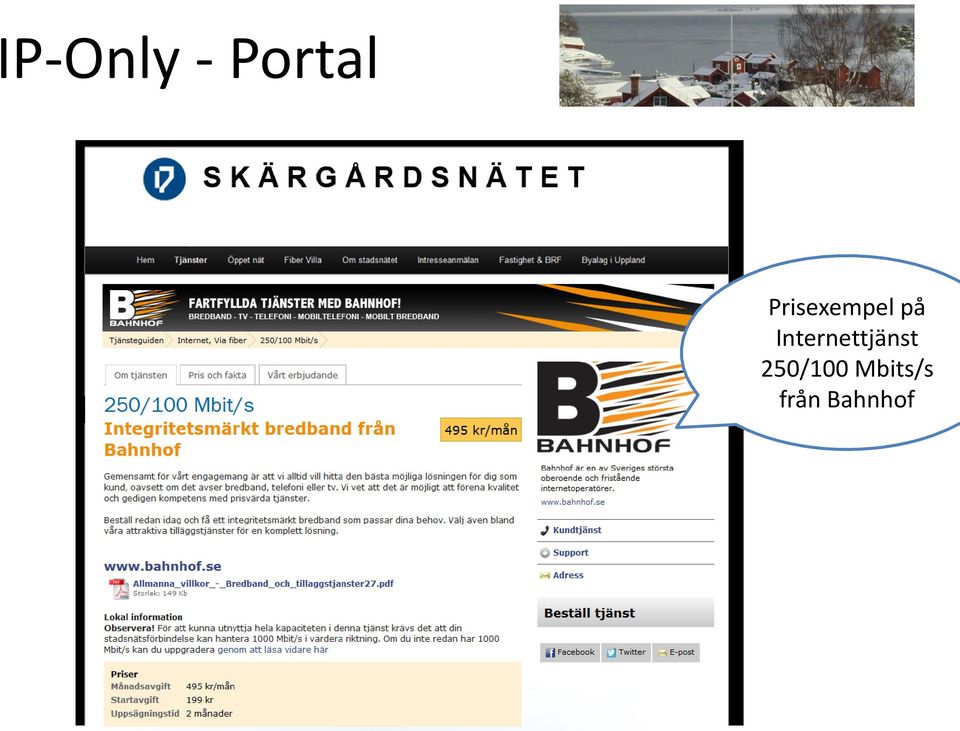 Internettjänst