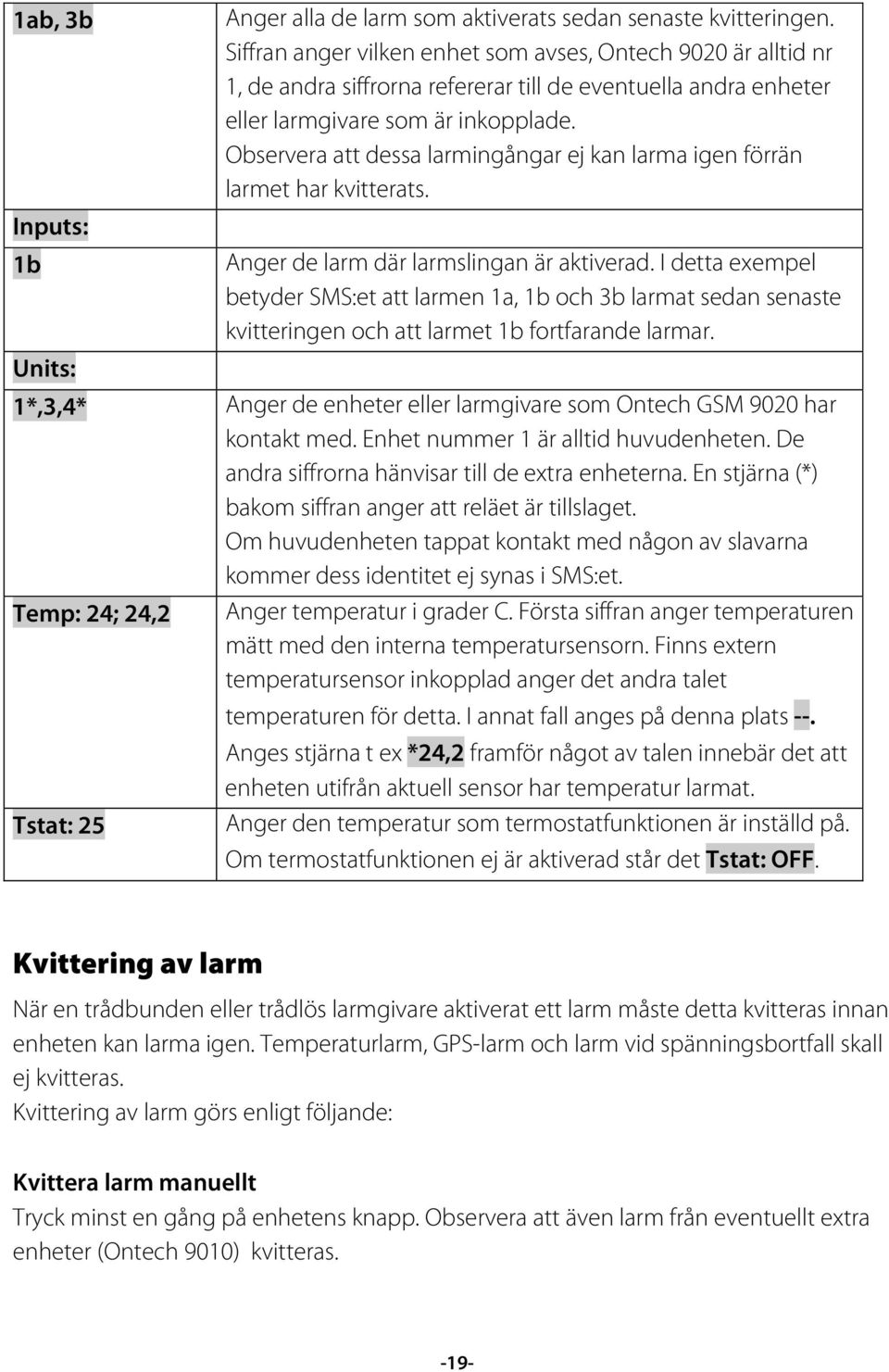 Ontech GSM 9020 Bruksanvisning a - PDF Free Download
