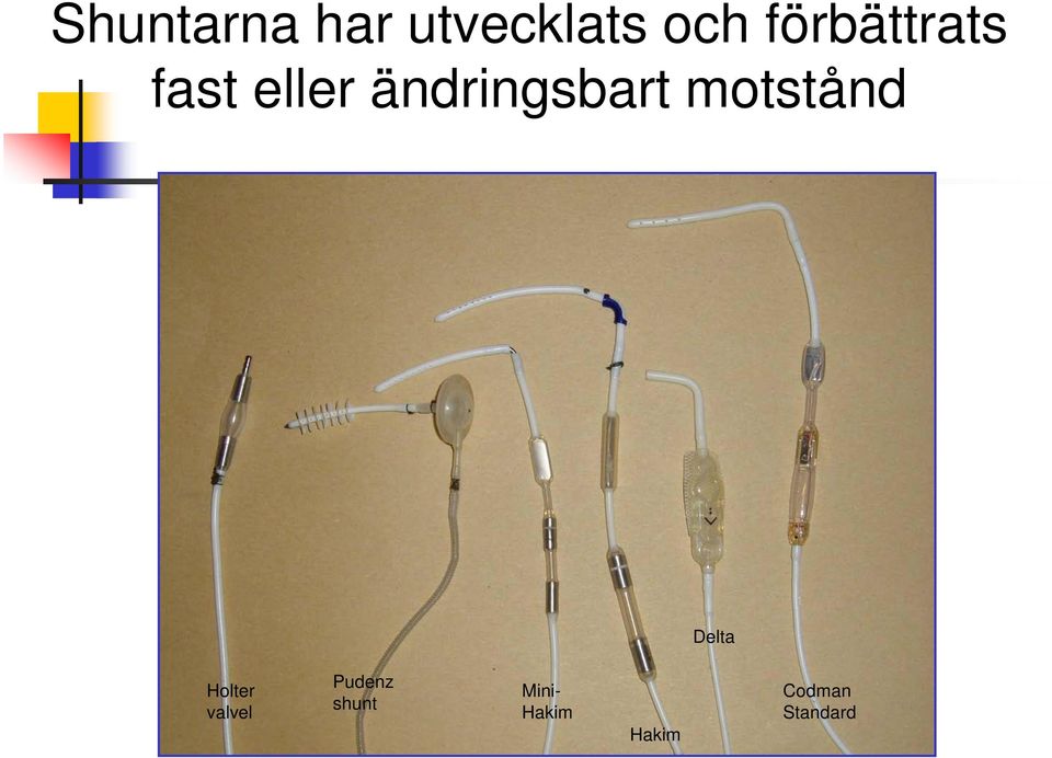 ändringsbart motstånd Delta Holter