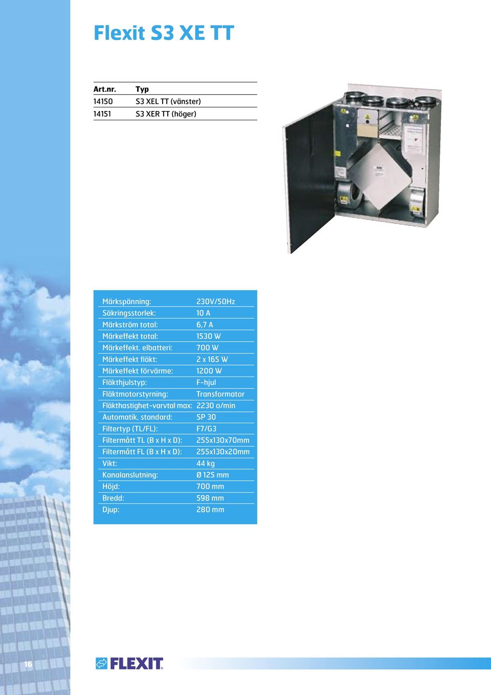 Flexit Luftbehandlingsaggregat - PDF Gratis nedladdning
