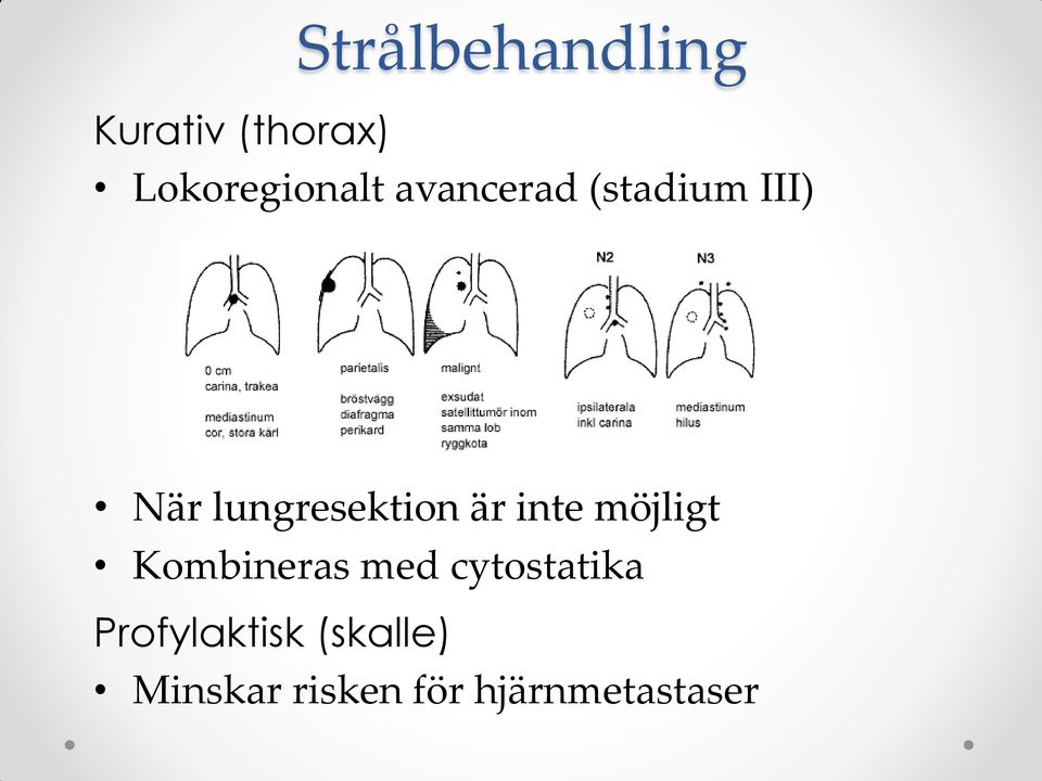 inte möjligt Kombineras med cytostatika