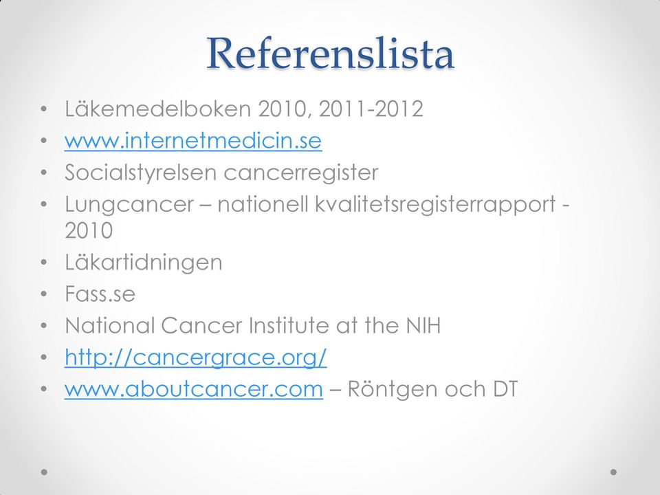 kvalitetsregisterrapport - 2010 Läkartidningen Fass.