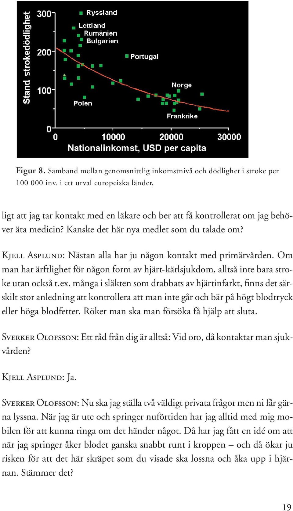 Kjell Asplund: Nästan alla har ju någon kontakt med primärvården. Om man har ärftlighet för någon form av hjärt-kärlsjukdom, alltså inte bara stroke utan också t.ex.