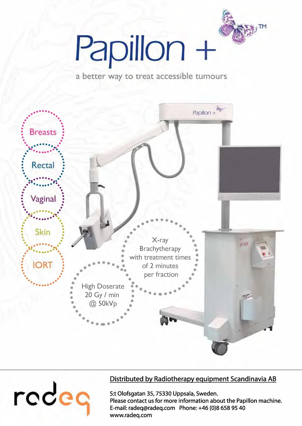 treatment times of 2 minutes