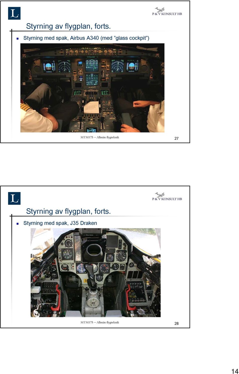 cockpit ) 27  J35