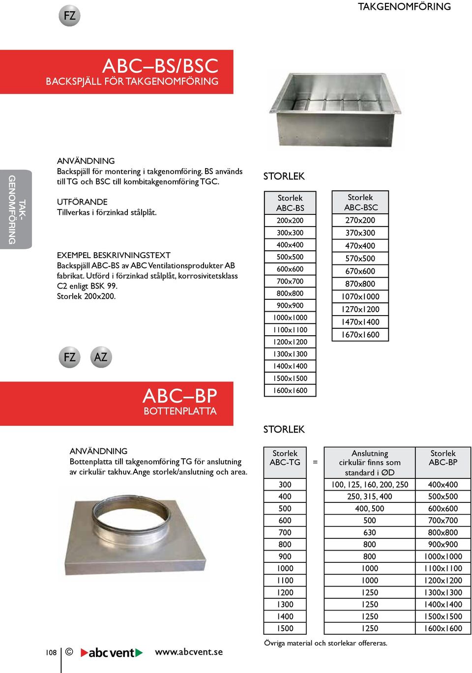 ABC BP BOTTENPLATTA STORLEK ABC-BS 200x200 300x300 400x400 500x500 600x600 700x700 800x800 900x900 1000x1000 1100x1100 1200x1200 1300x1300 1400x1400 1500x1500 1600x1600 STORLEK ABC-BSC 270x200