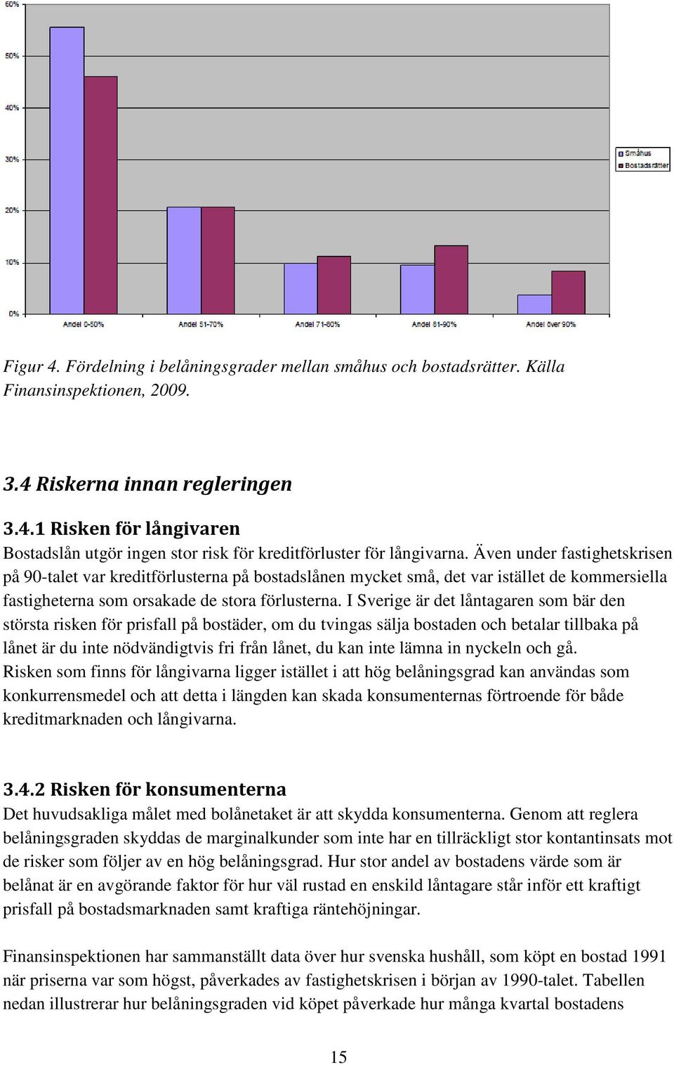 I Sverige är det låntagaren som bär den största risken för prisfall på bostäder, om du tvingas sälja bostaden och betalar tillbaka på lånet är du inte nödvändigtvis fri från lånet, du kan inte lämna