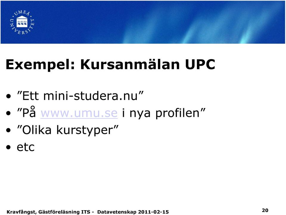 nu På www.umu.