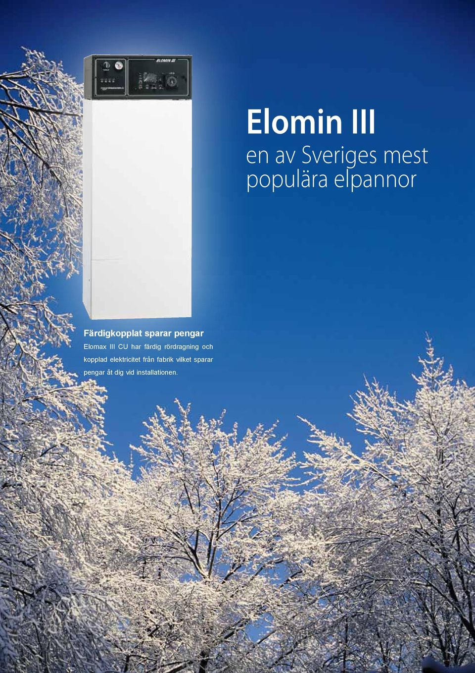 färdig rördragning och kopplad elektricitet från