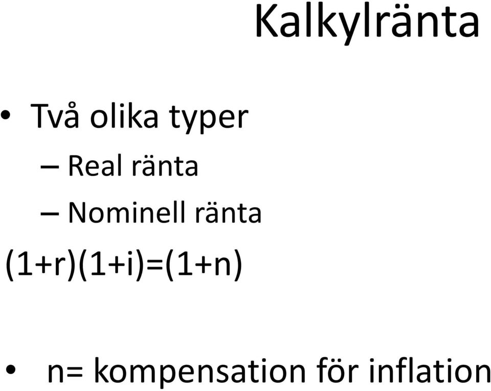 Nominell ränta