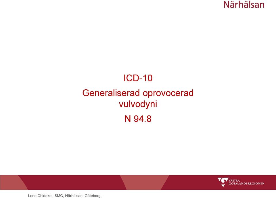 ICD-10 Generaliserad