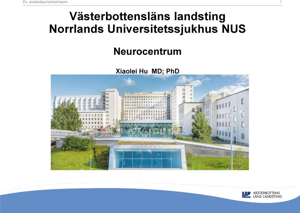 Norrlands Universitetssjukhus