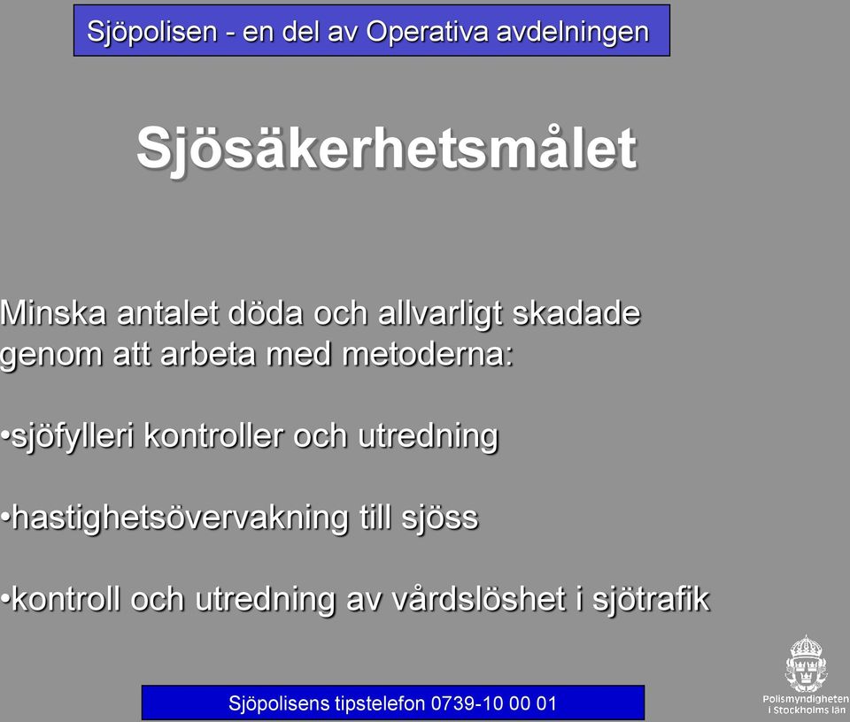 kontroller och utredning hastighetsövervakning till