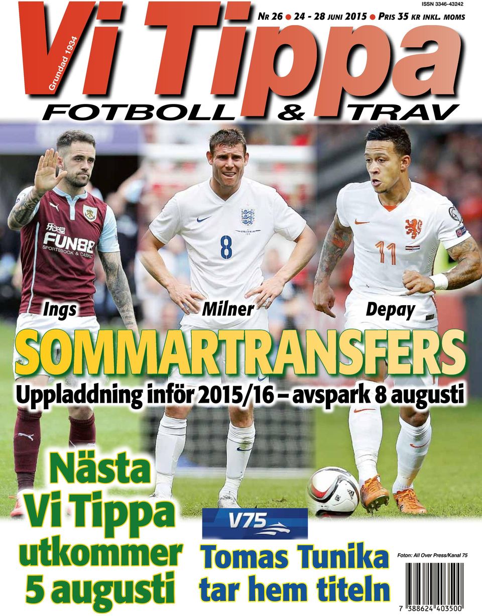 moms Ings Milner Depay Sommartransfers Uppladdning inför 05/6