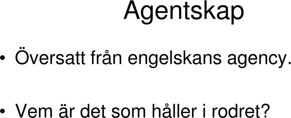 agency.