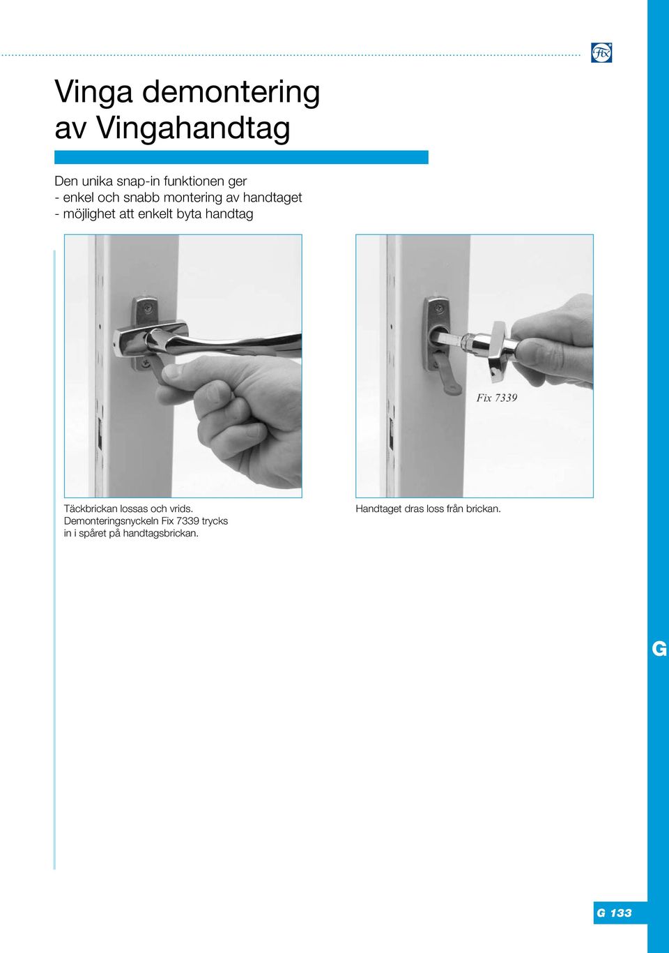 Vinga, handtag för fönster och fönsterdörr, Fix PDF Free Download