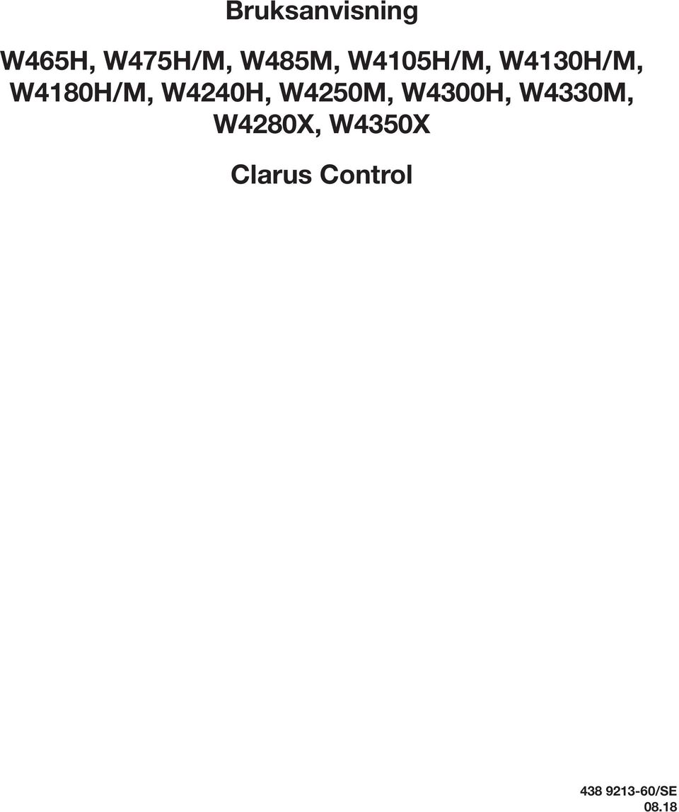 W4250M, W4300H, W4330M, W4280X,