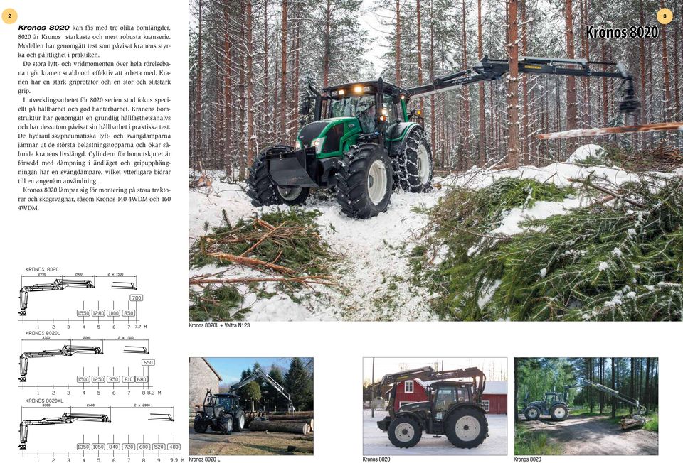I utvecklingsarbetet för 8020 serien stod fokus speciellt på hållbarhet och god hanterbarhet.