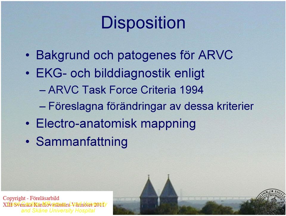 Criteria 1994 Föreslagna förändringar av dessa