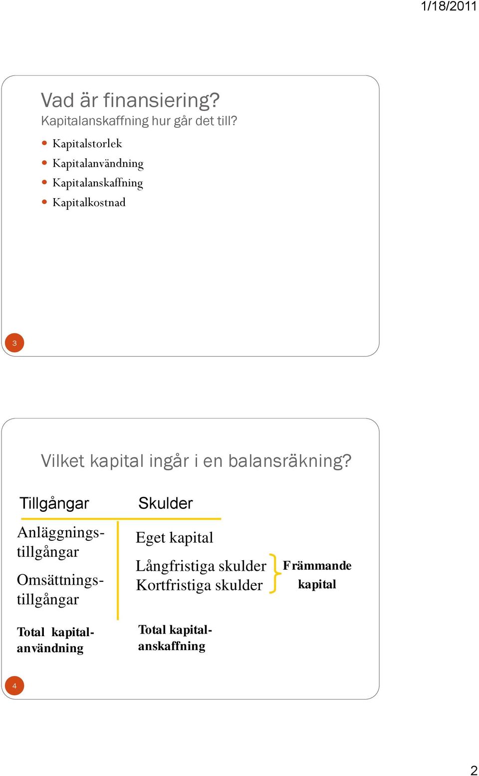 ingår i en balansräkning?