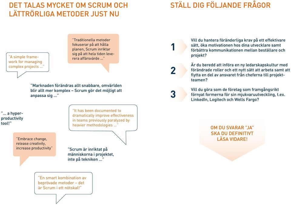 ett effektivare sätt, öka motivationen hos dina utvecklare samt förbättra kommunikationen mellan beställare och projekt?