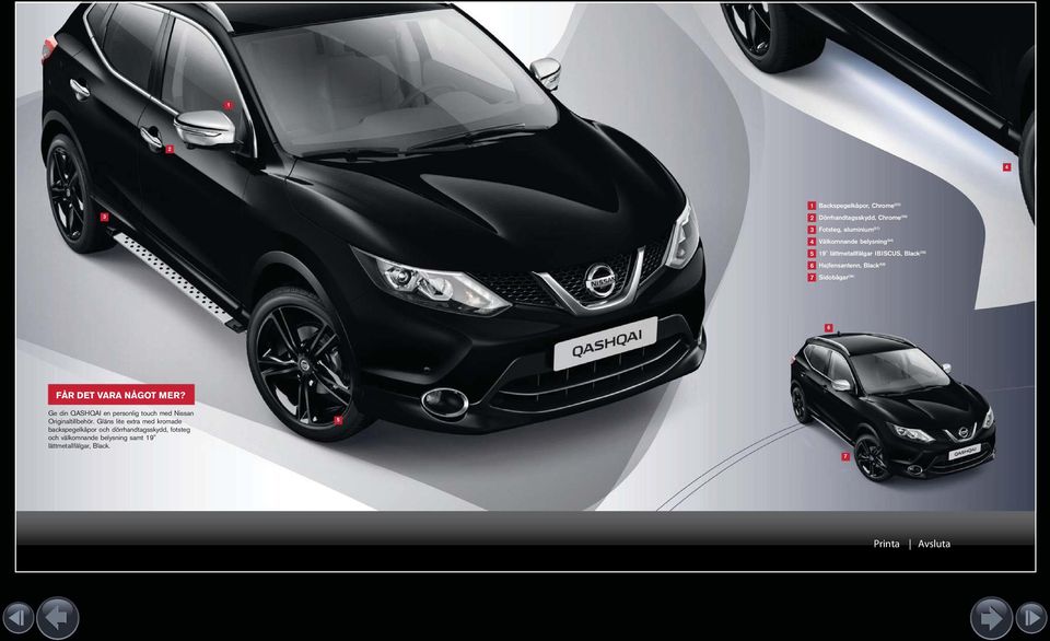 NÅGOT MER? Ge din QASHQAI en personlig touch med Nissan Originaltillbehör.