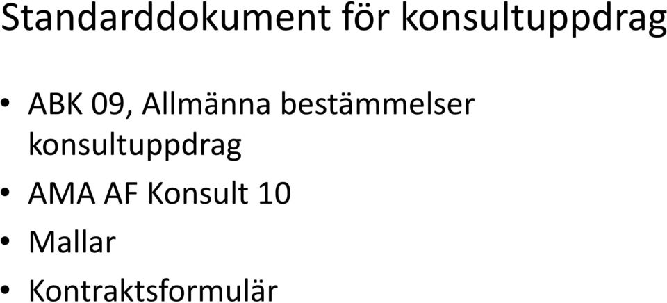 Allmänna bestämmelser