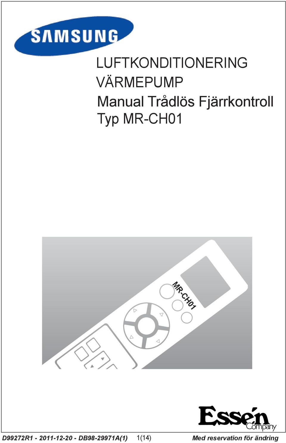 MR-CH01 D99272R1-2011-12-20 -