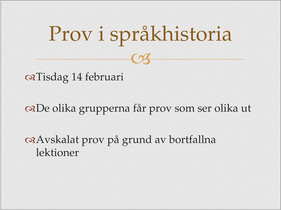 prov som ser olika ut Avskalat