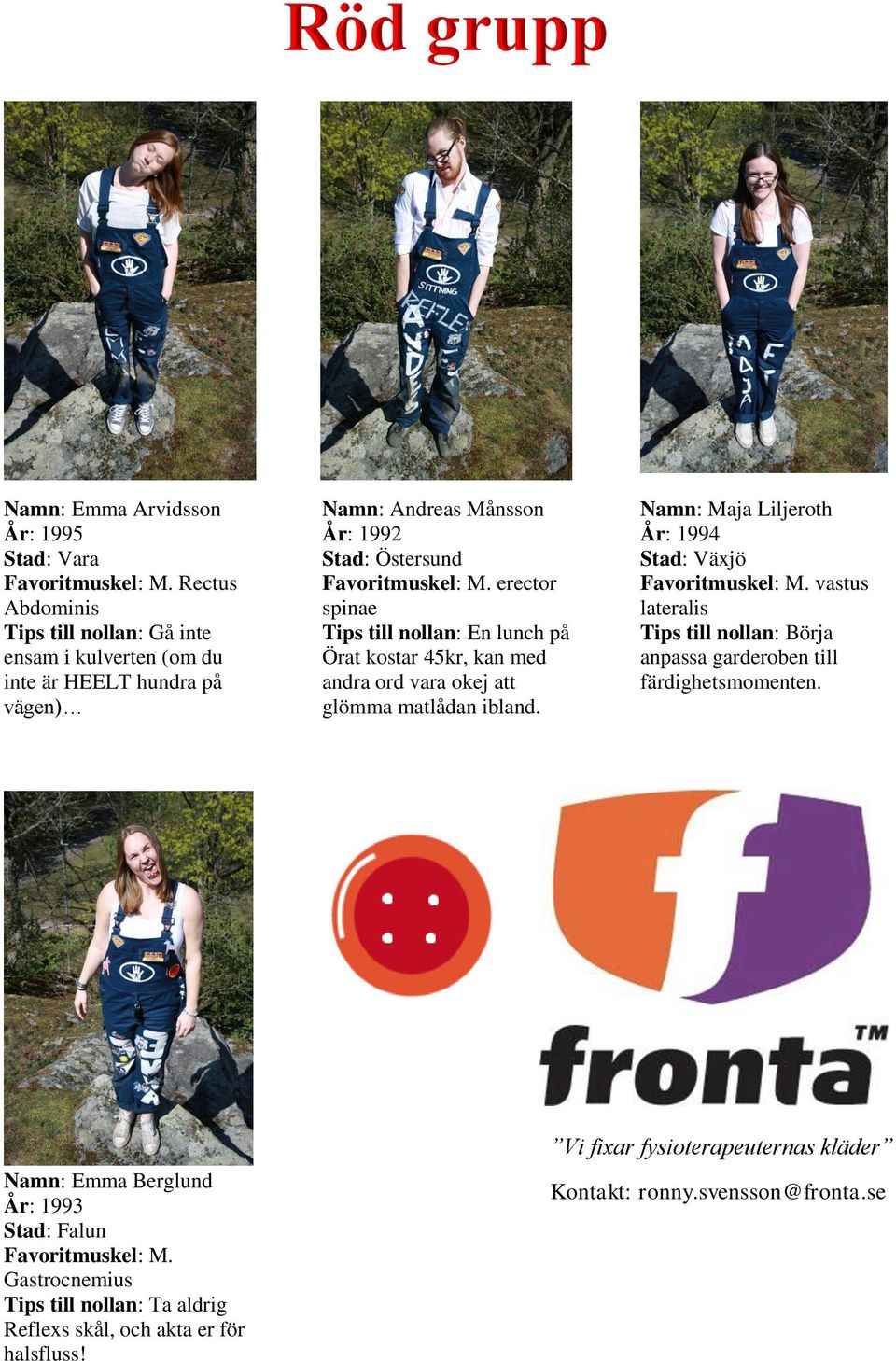 erector spinae Tips till nollan: En lunch på Örat kostar 45kr, kan med andra ord vara okej att glömma matlådan ibland.