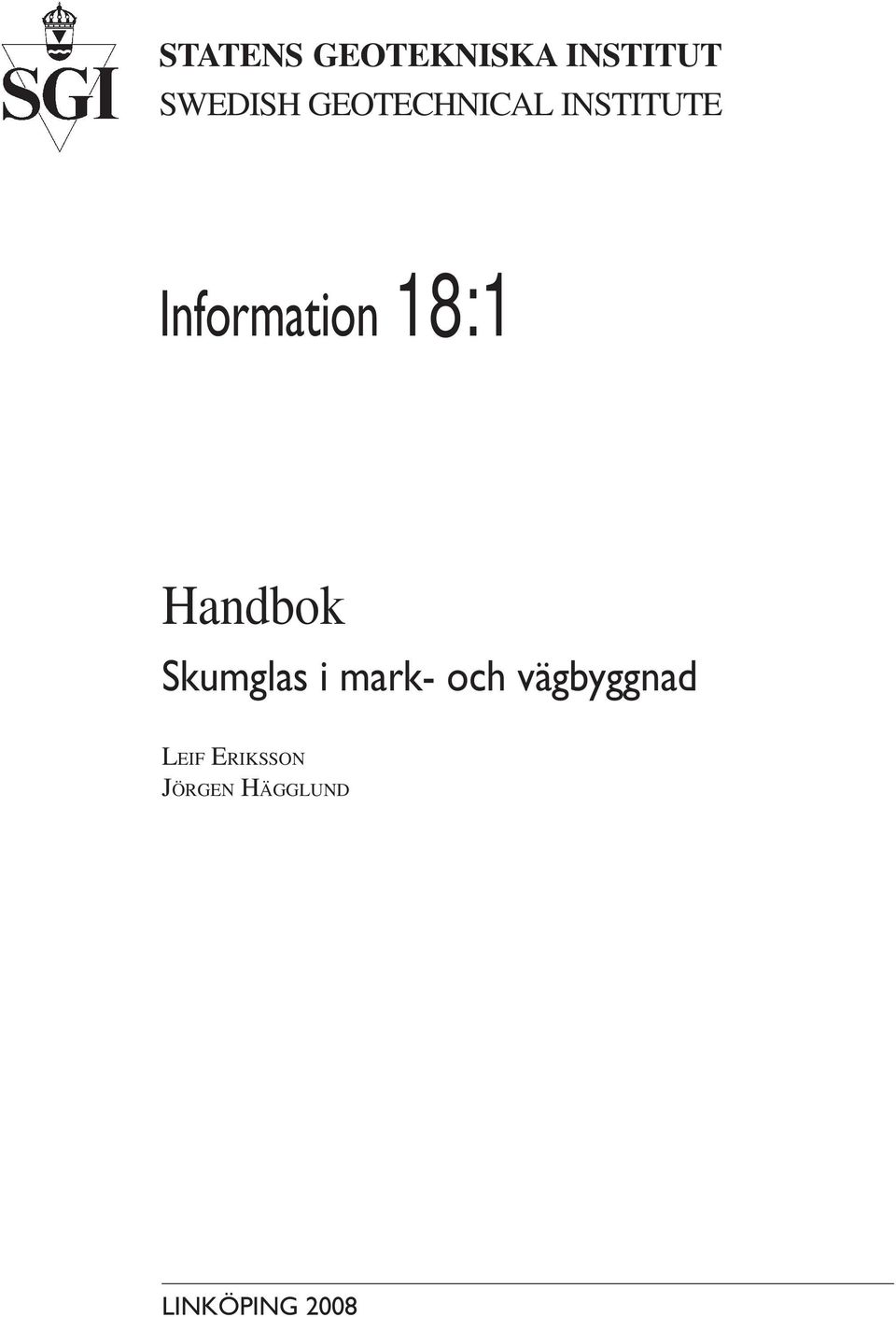 18:1 Handbok i mark- och vägbyggnad