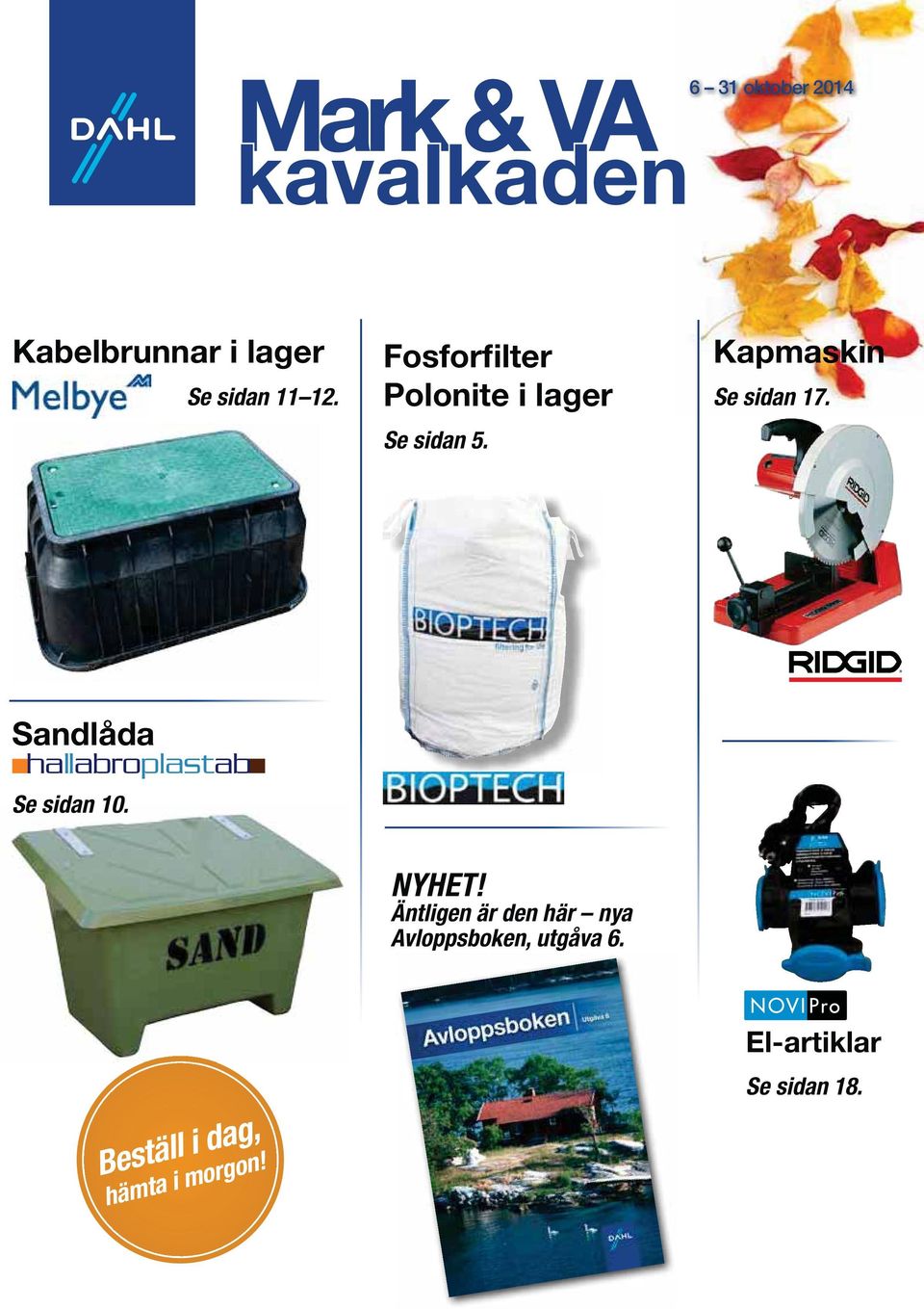 Kapmaskin Se sidan 17. Sandlåda Se sidan 10.
