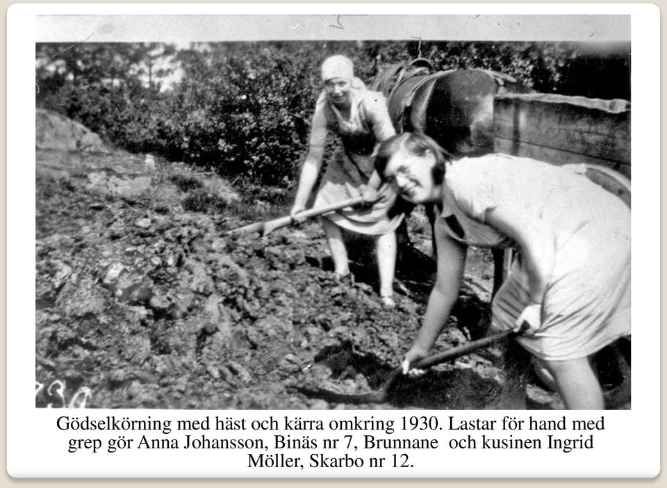 Lastar för hand med grep gör Anna