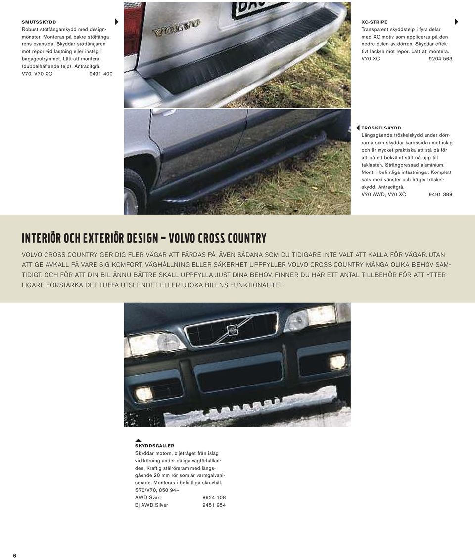 VOLVO 850, S70/V70 TILLBEHÖR - PDF Free Download