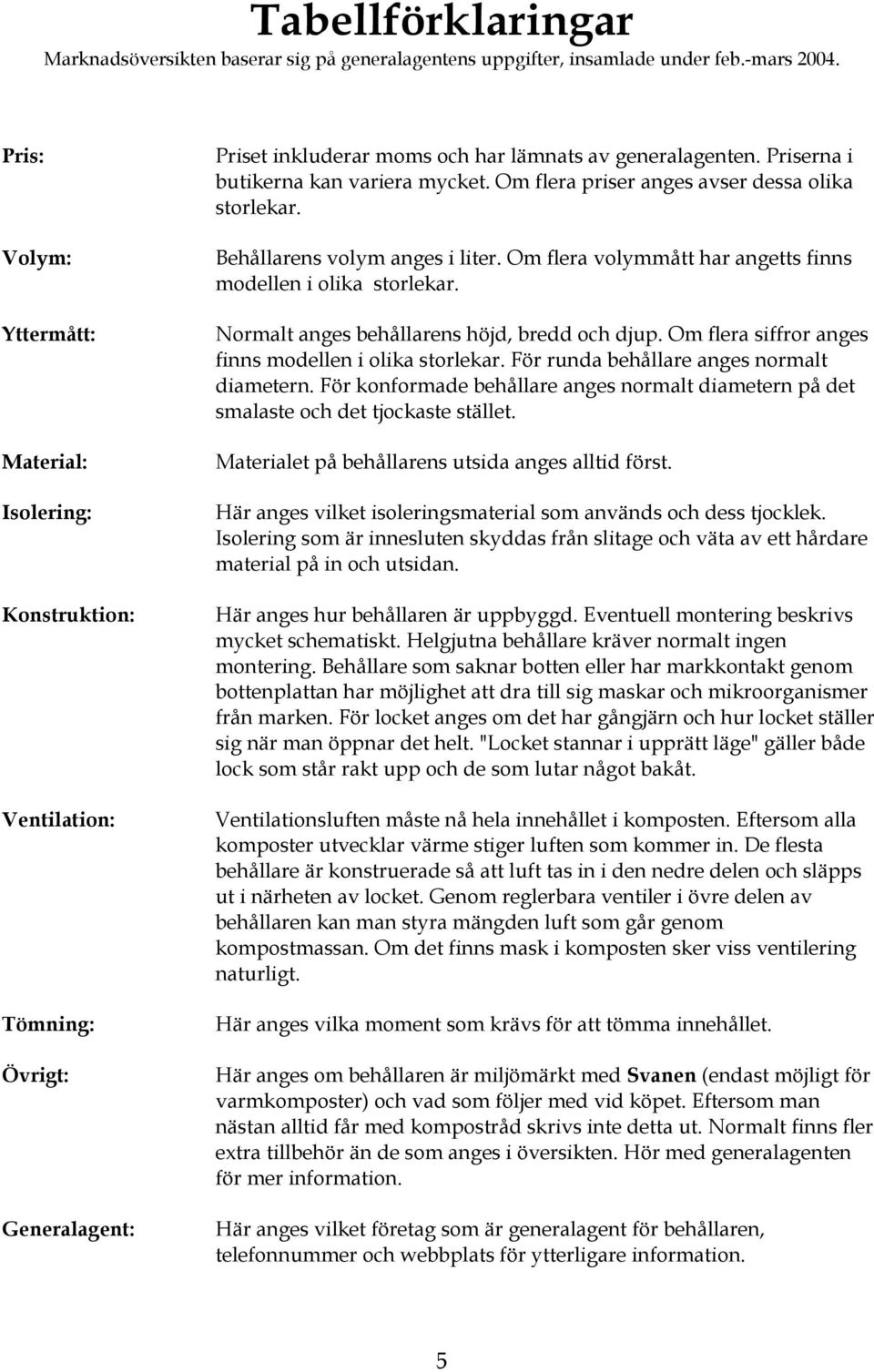 Om flera priser anges avser dessa olika storlekar. Behållarens volym anges i. Om flera volymmått har angetts finns modellen i olika storlekar. Normalt anges ns höjd, bredd och djup.