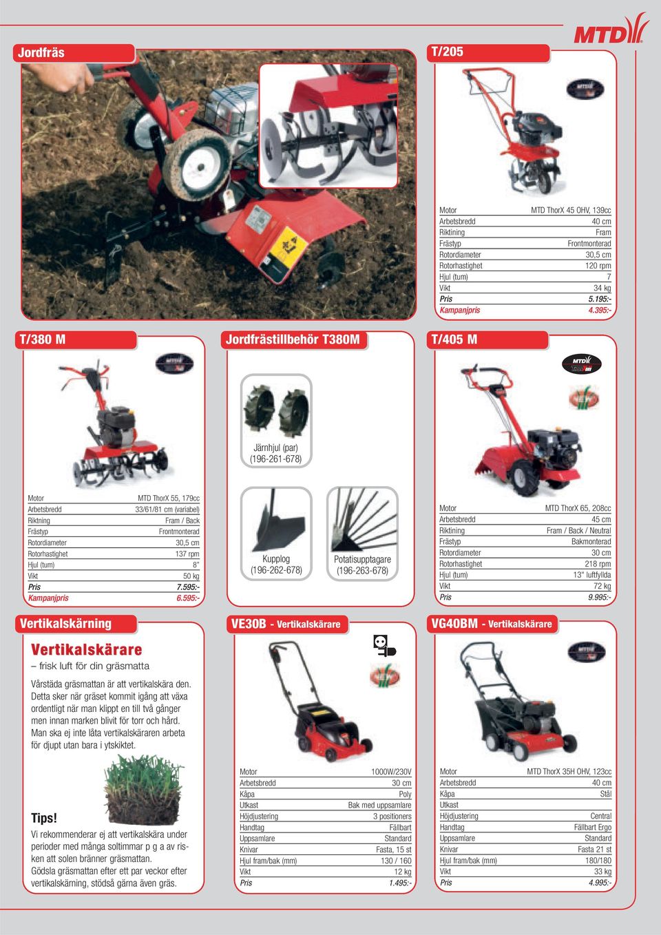 Rotorhastighet 137 rpm Hjul (tum) 8 50 kg Pris 7.595:- Kampanjpris 6.