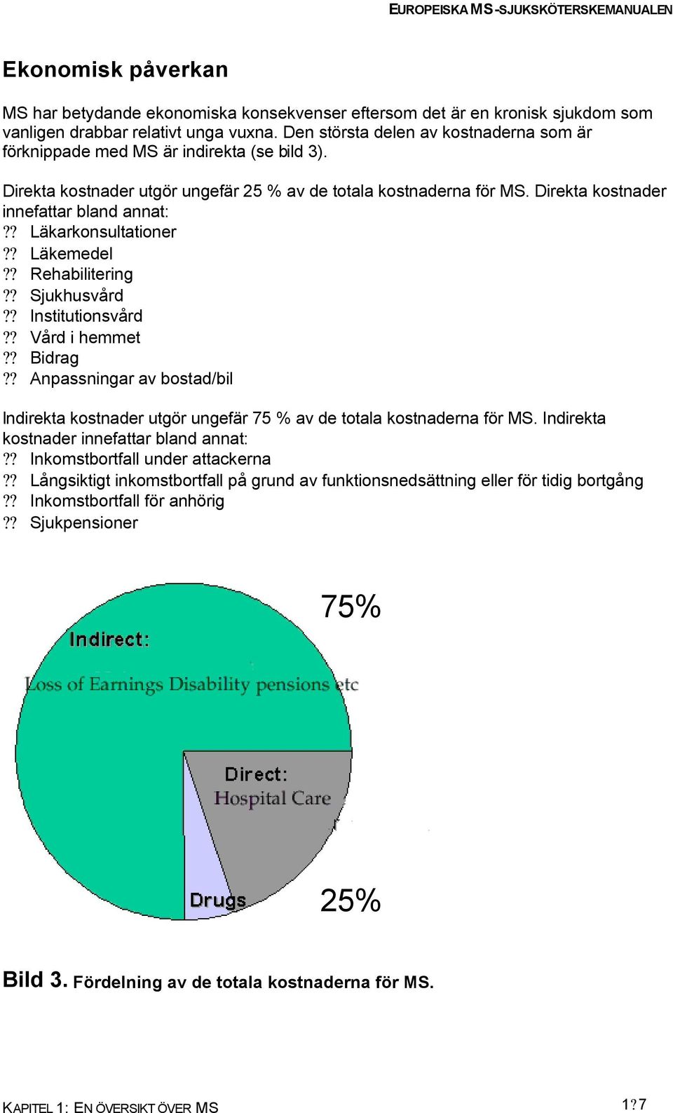 ? Läkarkonsultationer?? Läkemedel?? Rehabilitering?? Sjukhusvård?? Institutionsvård?? Vård i hemmet?? Bidrag?