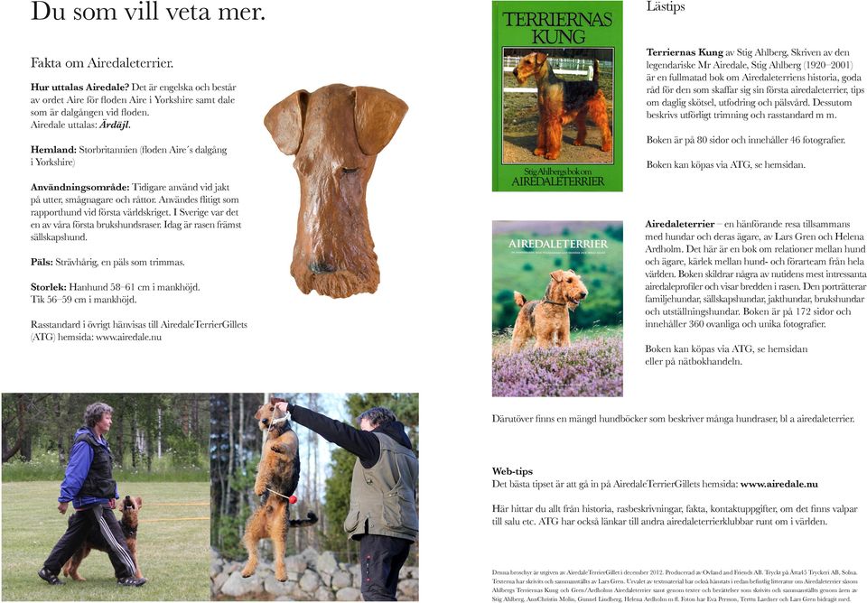 Användes flitigt som rapporthund vid första världskriget. I Sverige var det en av våra första brukshundsraser. Idag är rasen främst sällskapshund. Päls: Strävhårig, en päls som trimmas.