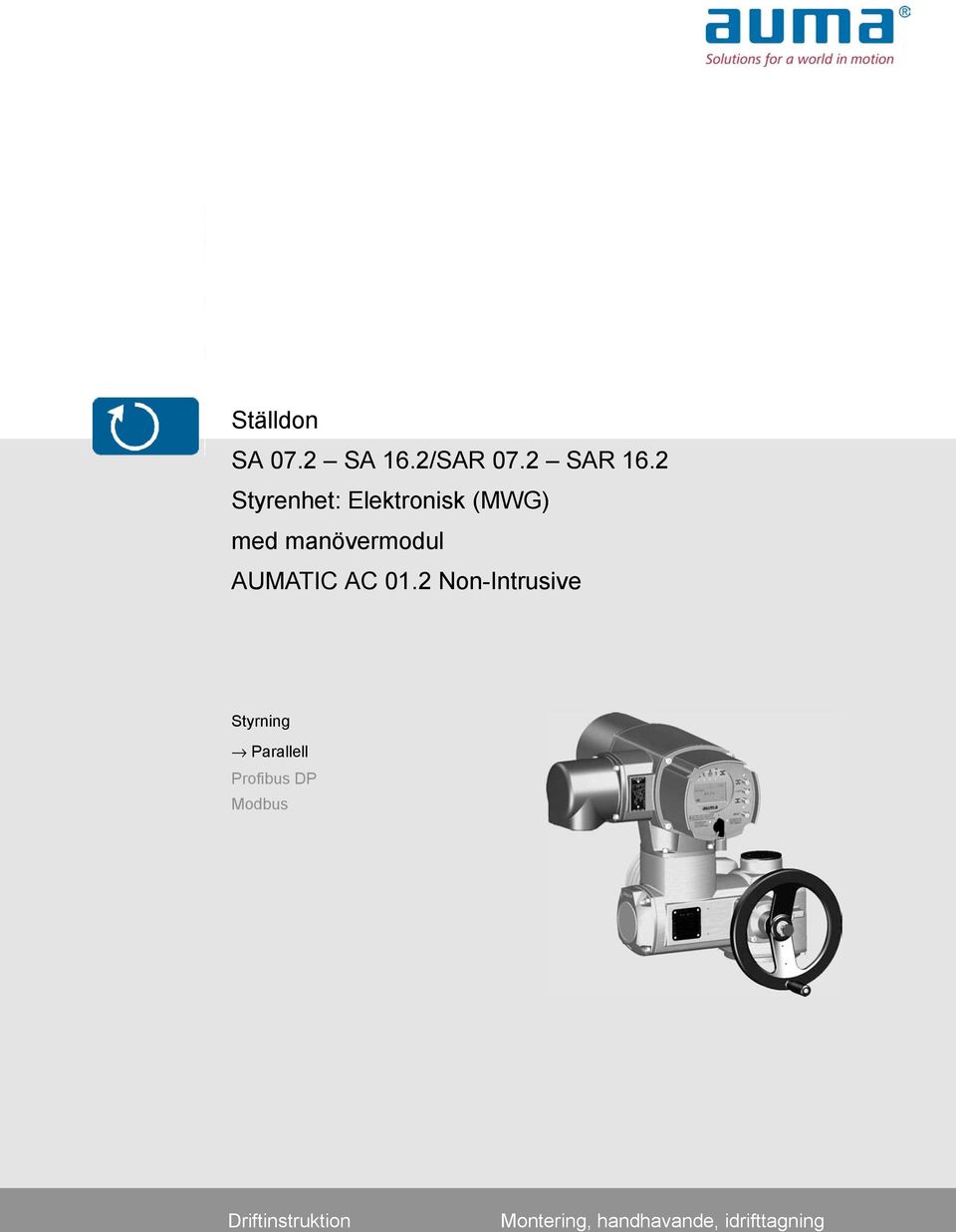 AUMATIC Styrning Parallell Profibus DP Modbus
