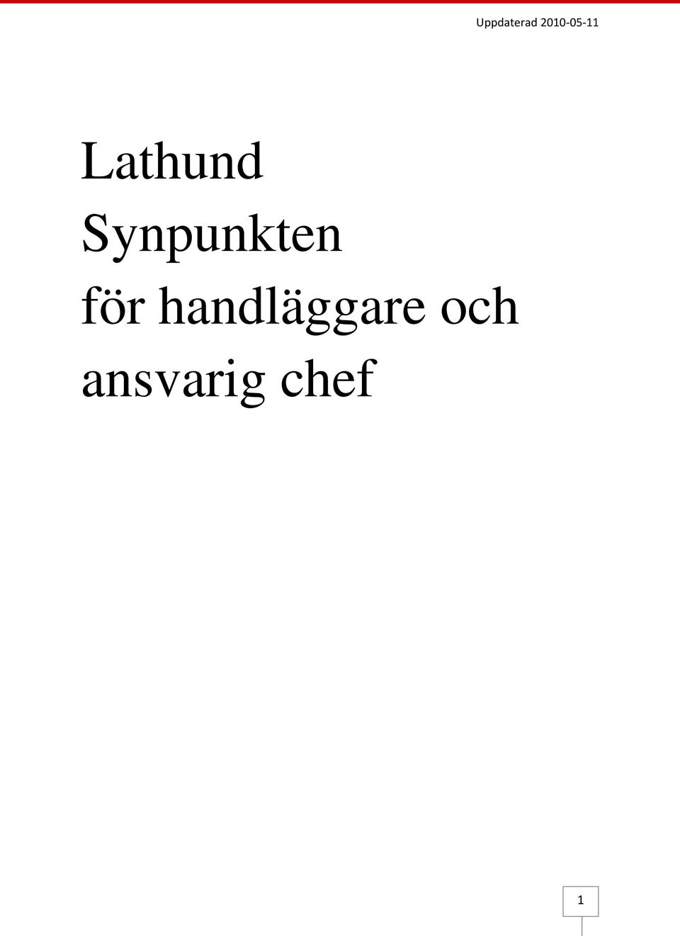 Synpunkten för