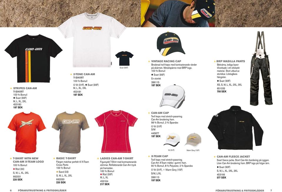 100 % Bomull (90F) En storlek 286115 197 SEK + BRP Wasilla Pants Bekväma, lediga byxor tillverkade i ett slitstarkt material. Stort utbud av storlekar. Löstagbara hängslen.