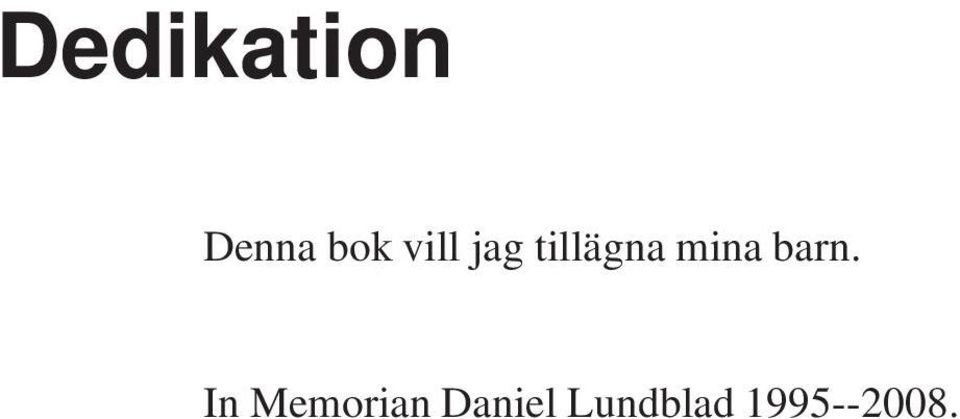 barn. In Memorian