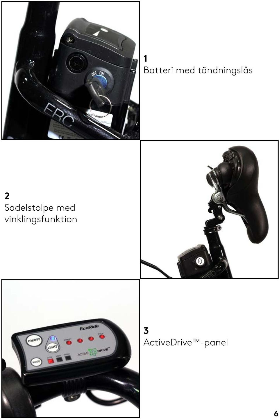 Sadelstolpe med