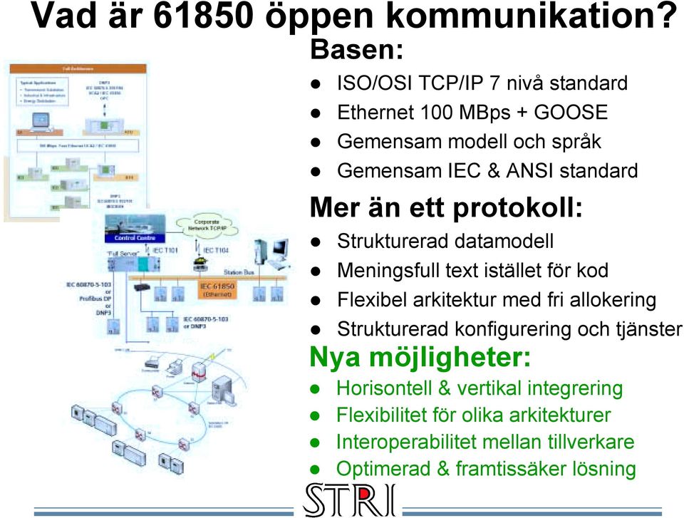 Meningsfull text istället för kod! Flexibel arkitektur med fri allokering!