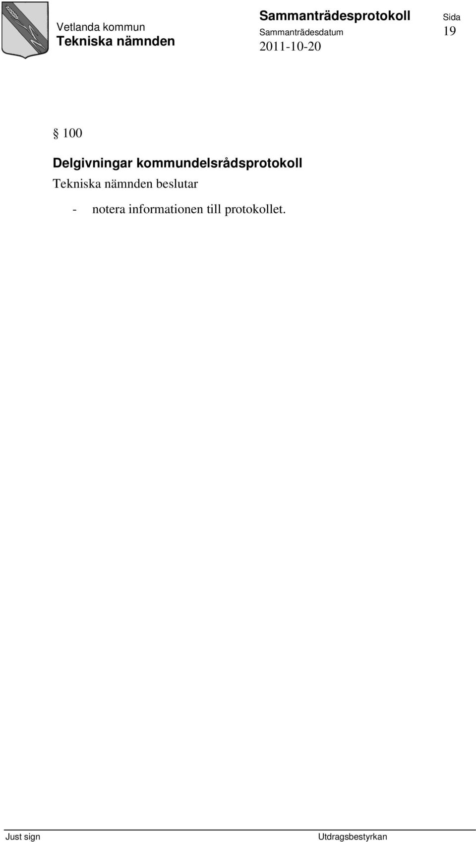 kommundelsrådsprotokoll