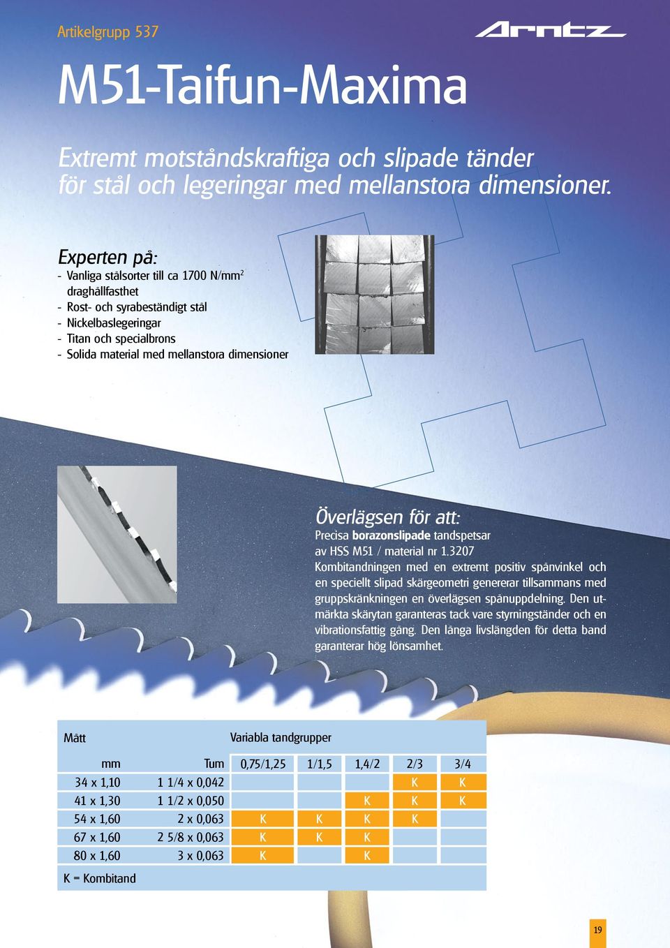 Överlägsen för att: Precisa borazonslipade tandspetsar av HSS M51 / material nr 1.