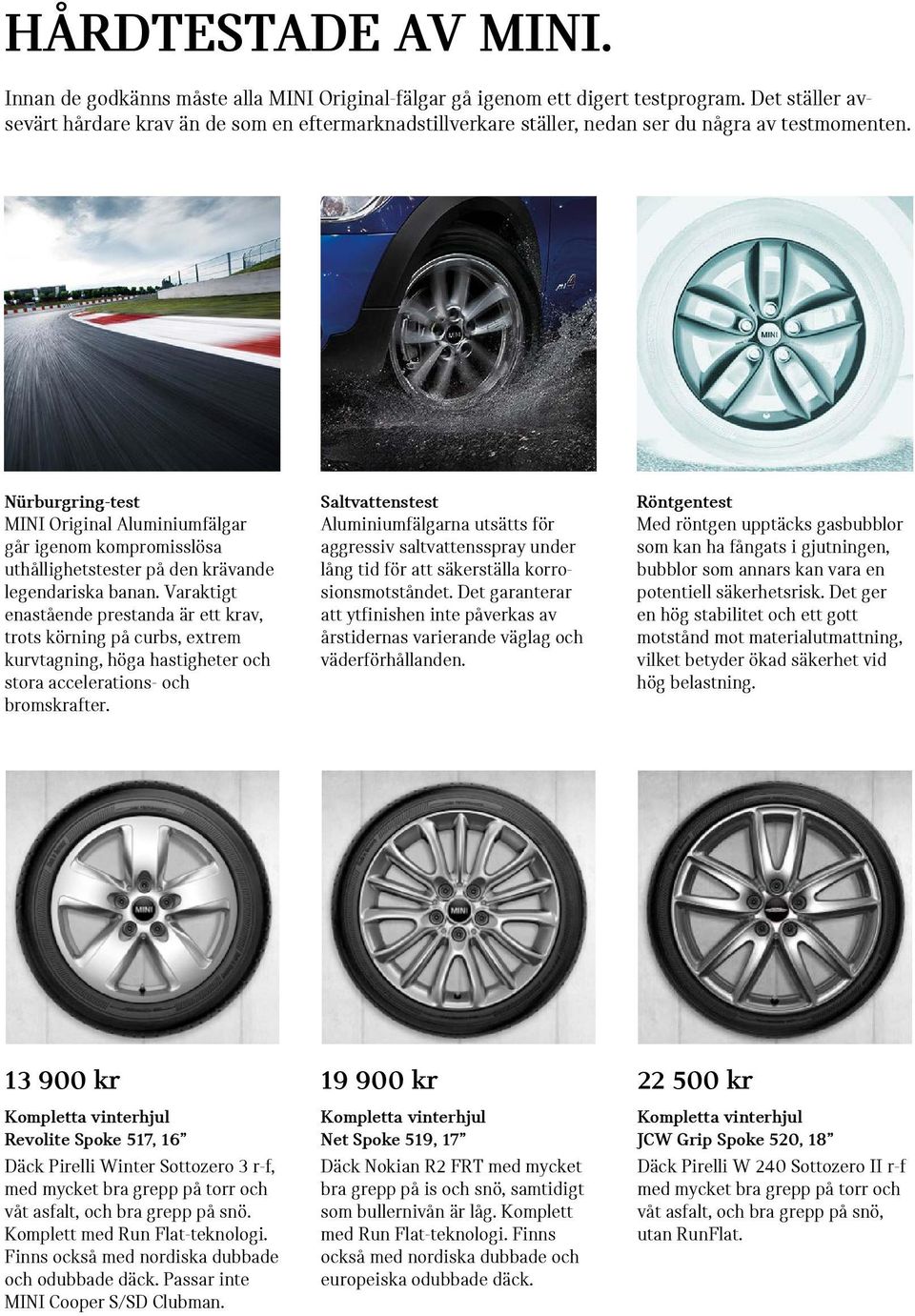 Nürburgring-test MINI Original Aluminiumfälgar går igenom kompromisslösa uthållighetstester på den krävande legendariska banan.