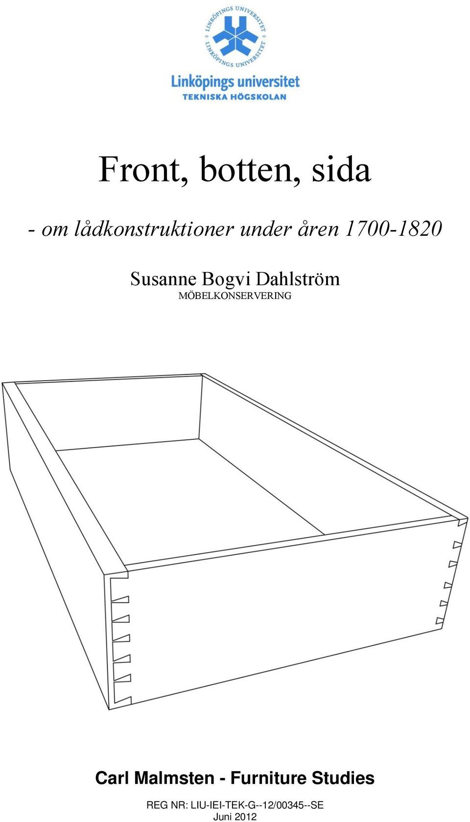 MÖBELKONSERVERING Carl Malmsten - Furniture